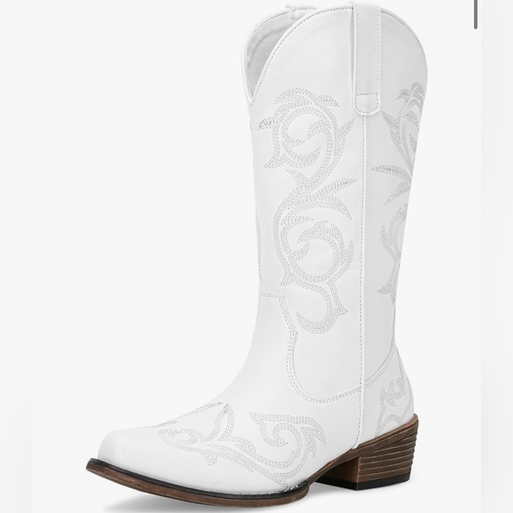White Cowboy Boots
